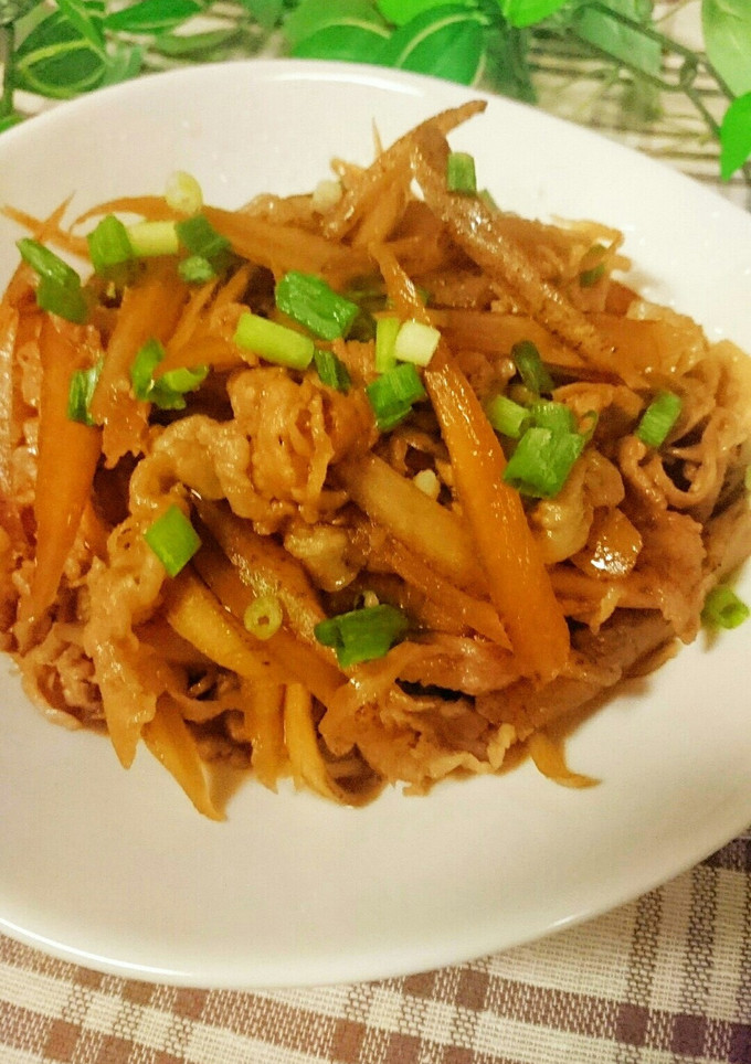 ⭐ごぼうと豚肉の炒め煮⭐箸止まりません～-レシピのメイン写真