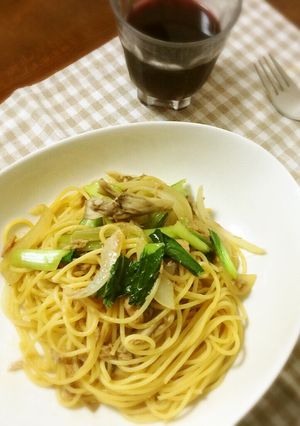 ツナと野菜の和風スパゲッティー-レシピのメイン写真
