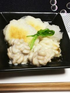 おもてなし料理 白子ポン酢&お餅-レシピのメイン写真