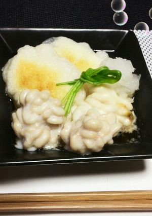 おもてなし料理　白子ポン酢＆お餅-レシピのメイン写真