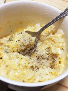 チーズリゾット風卵かけご飯-レシピのメイン写真