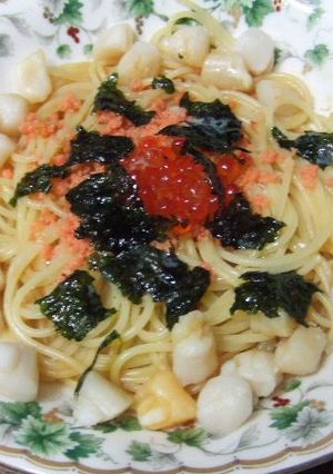 親子パスタ・ホタテ入り★-レシピのメイン写真