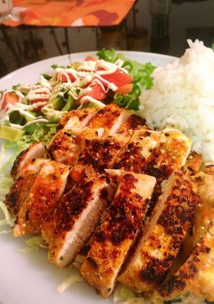 鶏胸肉で節約♪ ハワイ風フリカケチキン-レシピのメイン写真