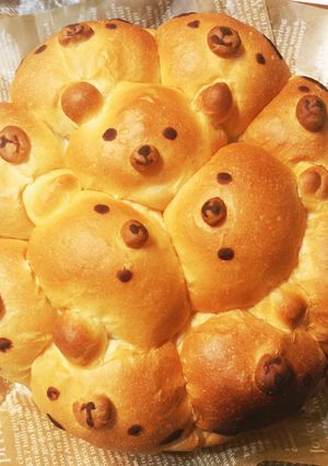 ちぎりパン☆くまさん-レシピのメイン写真