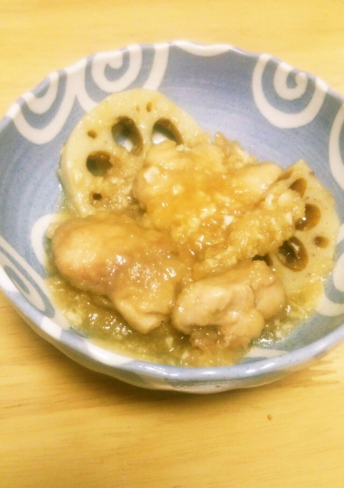 鶏肉とれんこんのみぞれ煮-レシピのメイン写真