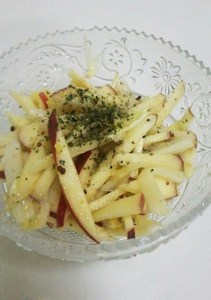 材料2つで！りんごと白菜のマヨサラダ☆-レシピのメイン写真