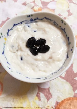 お豆腐に黒豆ゴロゴロ♪-レシピのメイン写真