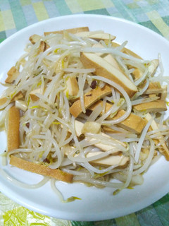 香干(xianggan)ともやしの炒め物-レシピのメイン写真