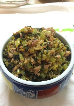 農家もおすすめ「大根菜の肉味噌」-レシピのメイン写真
