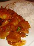 インド風　海老カレー