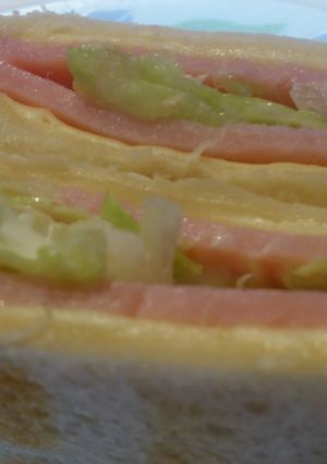 軽い朝食　ほっとハムチーズサンド-レシピのメイン写真