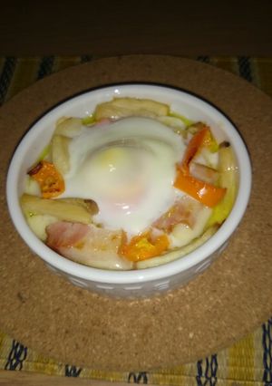 カルボナーラ風ココットカマン-レシピのメイン写真