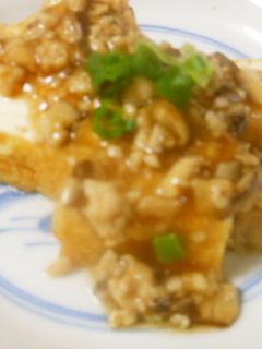 厚揚げのあんかけ 超簡単 私流-レシピのメイン写真