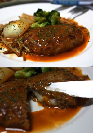 煮込みハンバーグ創味風-レシピのメイン写真
