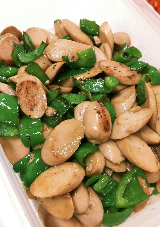 魚肉ソーセージとピーマンの炒め物-レシピのメイン写真
