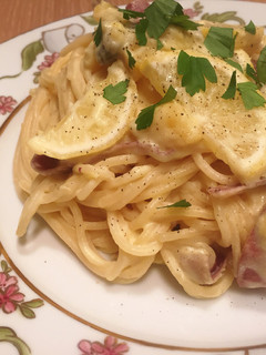 レモンとさつまいものクリームパスタ-レシピのメイン写真