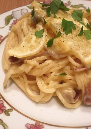 レモンとさつまいものクリームパスタ-レシピのメイン写真