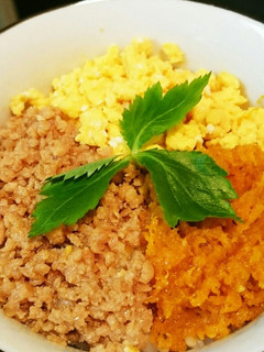 ランチお弁当に!簡単‼いつもと違う三色丼-レシピのメイン写真