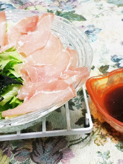 和風!生ハムと焼き海苔レタスサラダ!-レシピのメイン写真