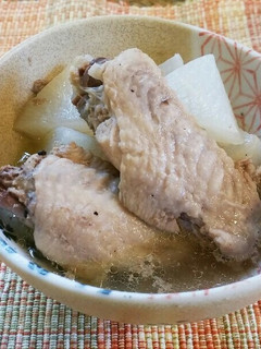 鶏手羽中&大根♪スープ風【圧力鍋】-レシピのメイン写真