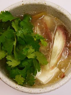 薬味たっぷり、豆腐の創味シャンタンスープ-レシピのメイン写真