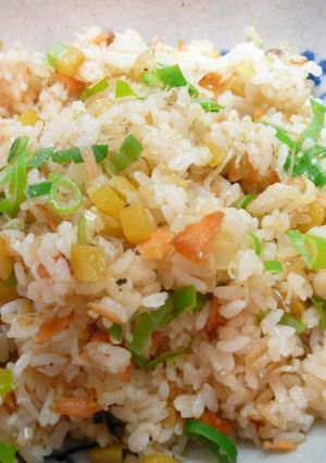 鮭のぽりぽり和風チャーハン-レシピのメイン写真