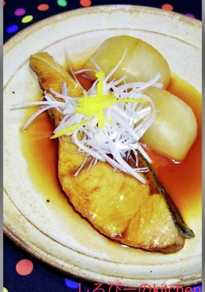 白米消滅しるびー食堂！ブリの照り焼き！-レシピのメイン写真