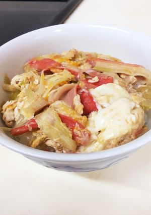 朝食ランチに＊手間なしカニカマ丼ぶり-レシピのメイン写真