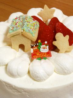 クリスマスケーキ-レシピのメイン写真