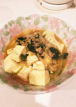 お腹に優しい和風麻婆豆腐(•ө•)-レシピのメイン写真