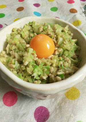 簡単！ヘルシーな鶏ミンチ丼♪-レシピのメイン写真