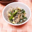 レンジで時短!豆もやしとニラのナムル