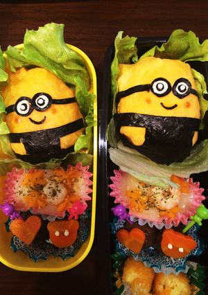 ミニヨン キャラ弁-レシピのメイン写真
