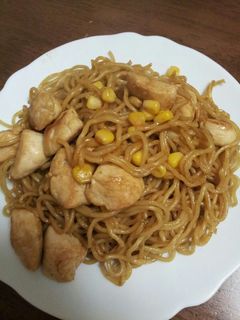 ささみとコーンのシャンタンDX焼そば-レシピのメイン写真
