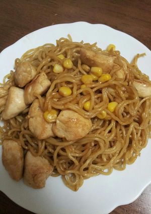 ささみとコーンのシャンタンDX焼そば-レシピのメイン写真