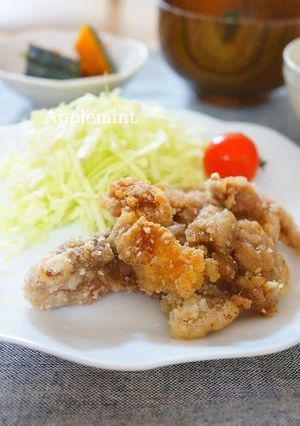 豚小間肉の竜田揚げカレー風味-レシピのメイン写真