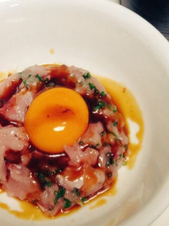 マグロの頭肉でユッケ風-レシピのメイン写真