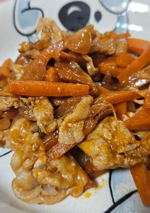 豚こまのケチャップ炒め-レシピのメイン写真