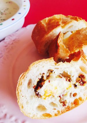 ランチの定番、ポテトと卵の欲張りサンド！-レシピのメイン写真