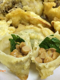 食感も楽しい♪餃子の皮で納豆の天ぷら-レシピのメイン写真