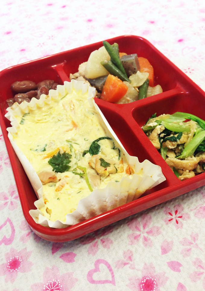 鶏肉と野菜の卵とじ-レシピのメイン写真