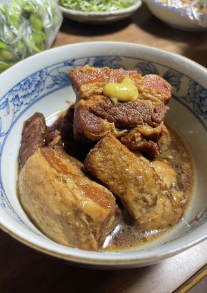 圧力鍋で簡単♪我家の味染み☆豚の角煮-レシピのメイン写真