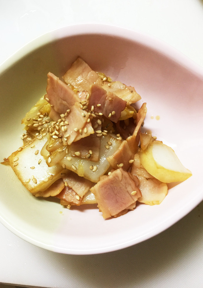 余った白菜で！ベーコンと白菜の旨煮-レシピのメイン写真