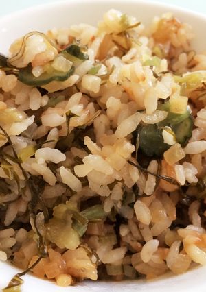 わさび昆布の炊き込みごはん-レシピのメイン写真