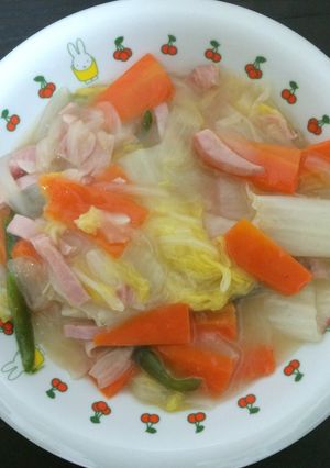 シャンタンで簡単!中華風野菜あんかけ-レシピのメイン写真