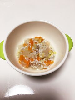 *離乳食中期〜*しらすの出汁煮-レシピのメイン写真