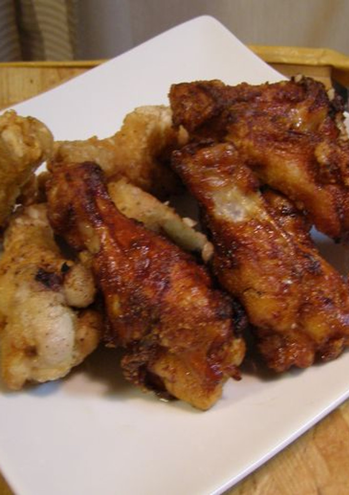 鶏手羽元の唐揚げ♪　２種-レシピのメイン写真