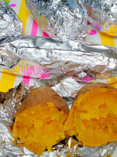 ミニサイズ安納芋で焼き芋~魚焼きグリル~-レシピのメイン写真