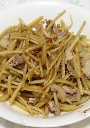 豚肉と牛蒡のキンピラ-レシピのメイン写真