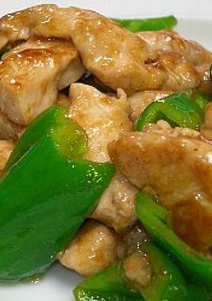 ♥鶏胸肉とピーマンのオイマヨ炒め♥-レシピのメイン写真